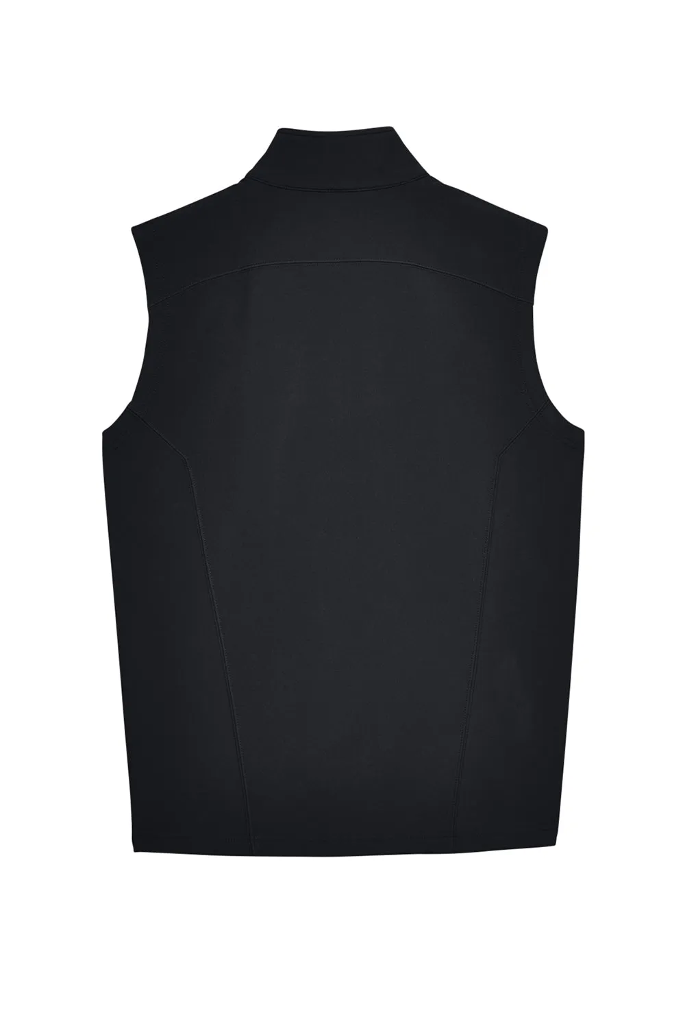 Core 365 Mens Cruise Water Resistant Full Zip Fleece Vest - Black