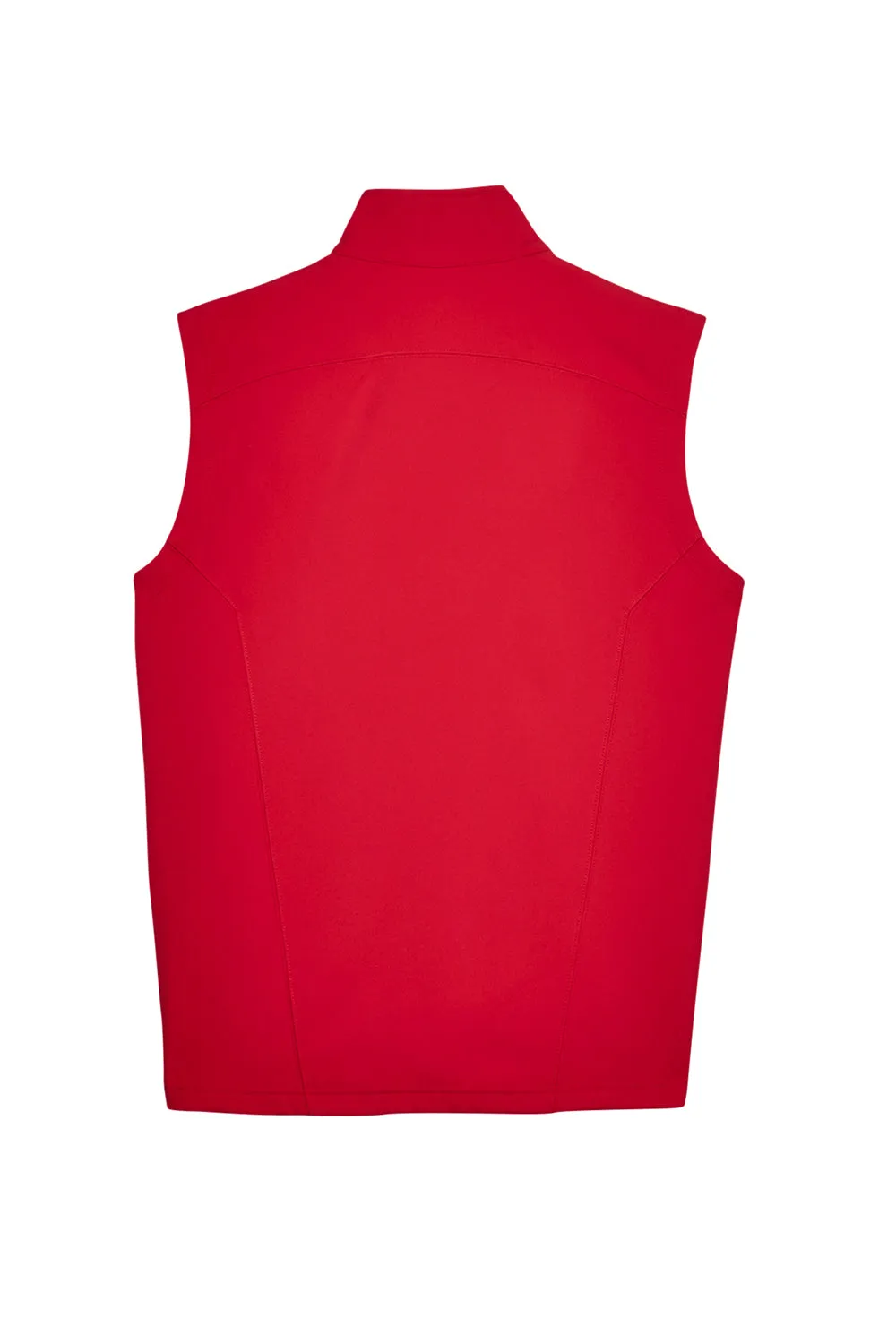 Core 365 Mens Cruise Water Resistant Full Zip Fleece Vest - Classic Red
