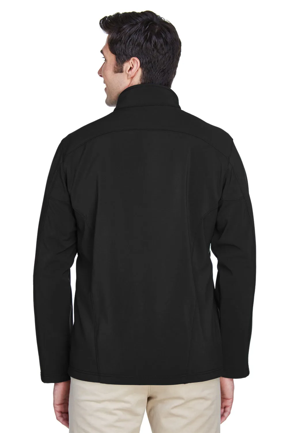 Core 365 Mens Cruise Water Resistant Full Zip Jacket - Black