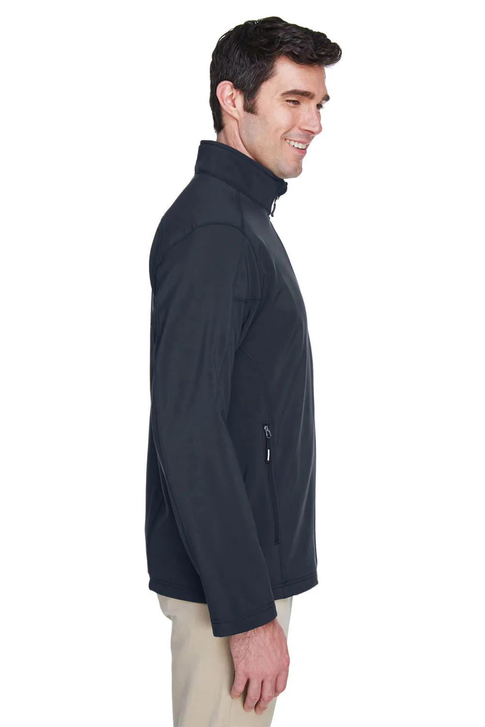 Core 365 Mens Cruise Water Resistant Full Zip Jacket - Carbon Grey