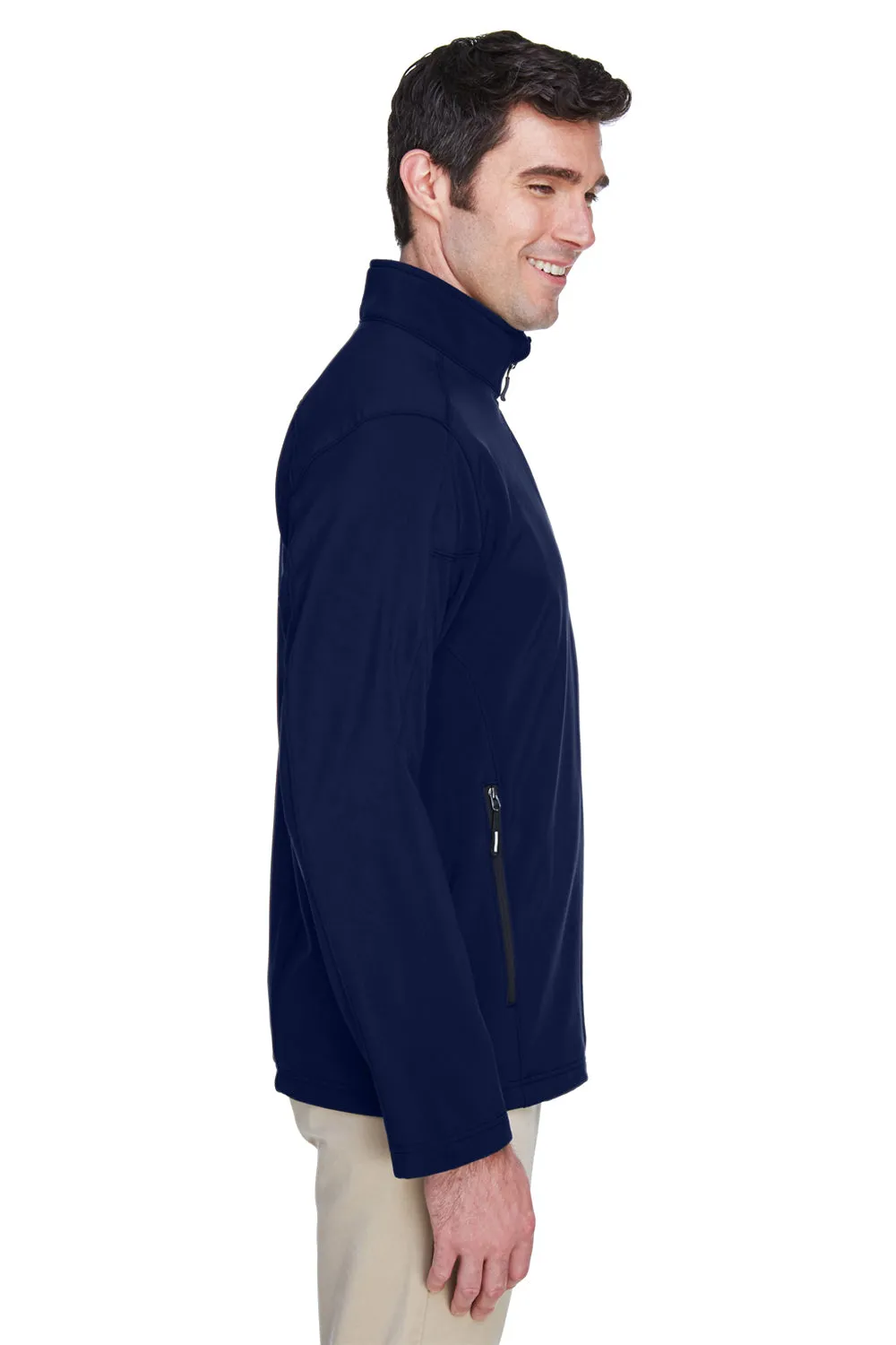 Core 365 Mens Cruise Water Resistant Full Zip Jacket - Classic Navy Blue