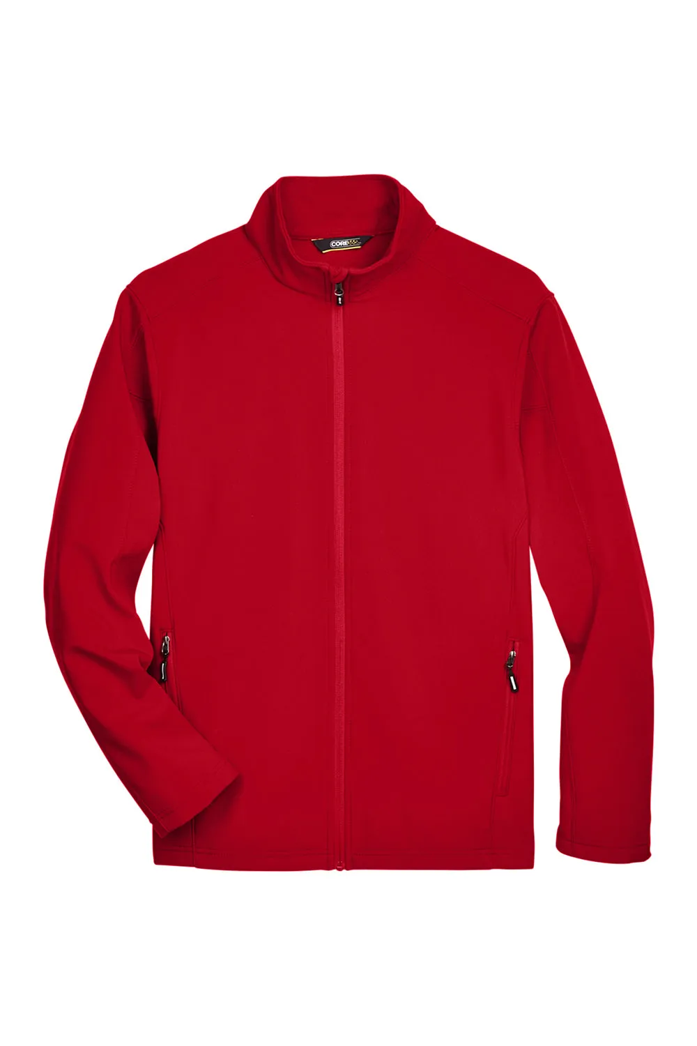 Core 365 Mens Cruise Water Resistant Full Zip Jacket - Classic Red