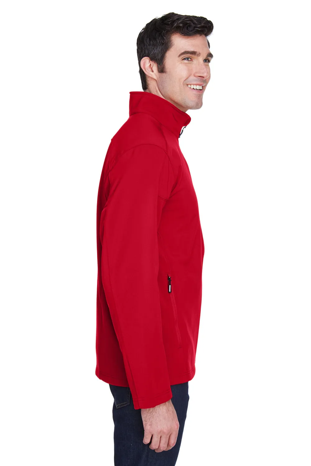 Core 365 Mens Cruise Water Resistant Full Zip Jacket - Classic Red