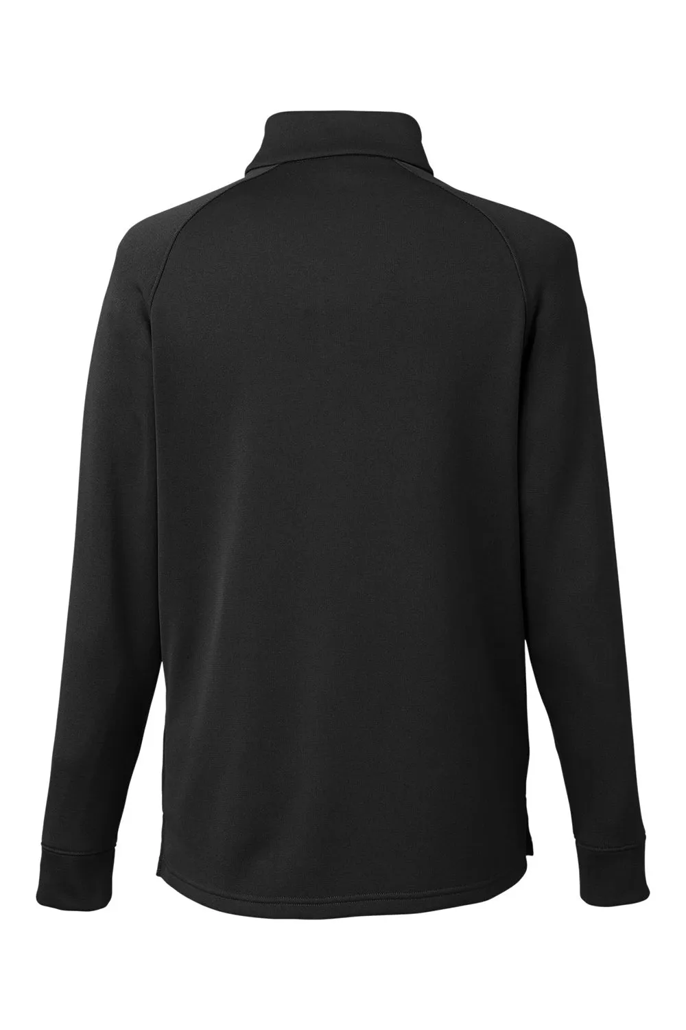 Core 365 Mens Fusion ChromaSoft Anti Static Fleece 1/4 Zip Sweatshirt w/ Pocket - Black