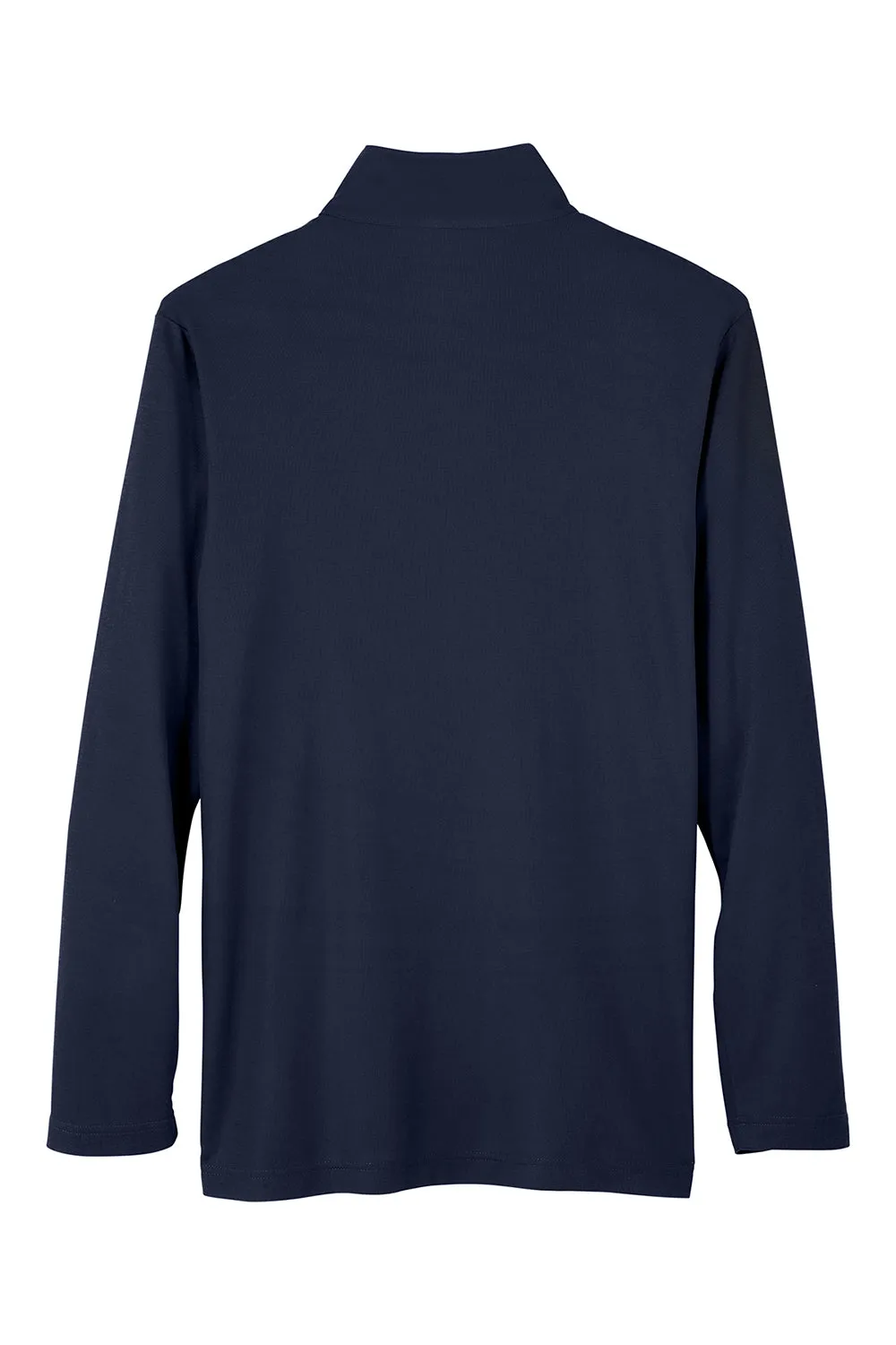 Core 365 Mens Fusion ChromaSoft Performance Moisture Wicking Pique 1/4 Zip Sweatshirt - Classic Navy Blue