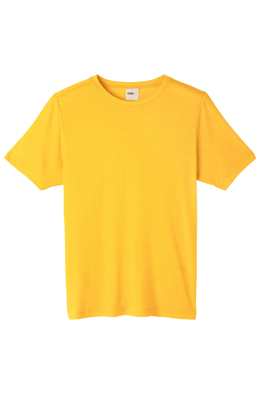 Core 365 Mens Fusion ChromaSoft Performance Moisture Wicking Short Sleeve Crewneck T-Shirt - Campus Gold