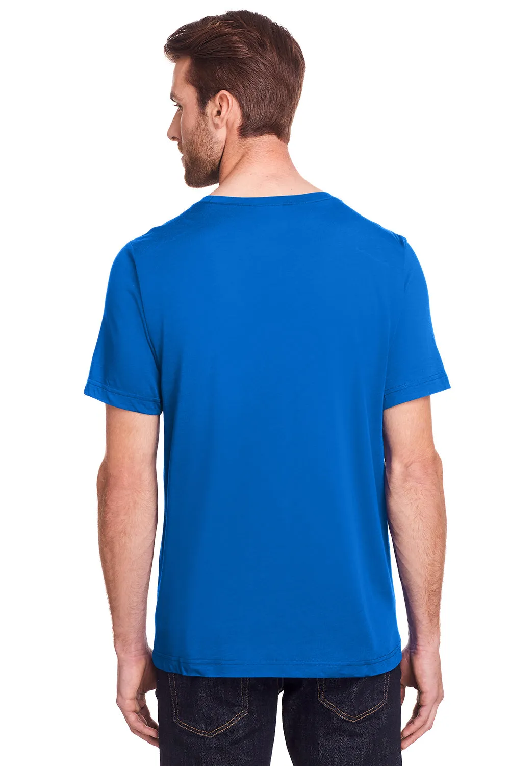 Core 365 Mens Fusion ChromaSoft Performance Moisture Wicking Short Sleeve Crewneck T-Shirt - True Royal Blue
