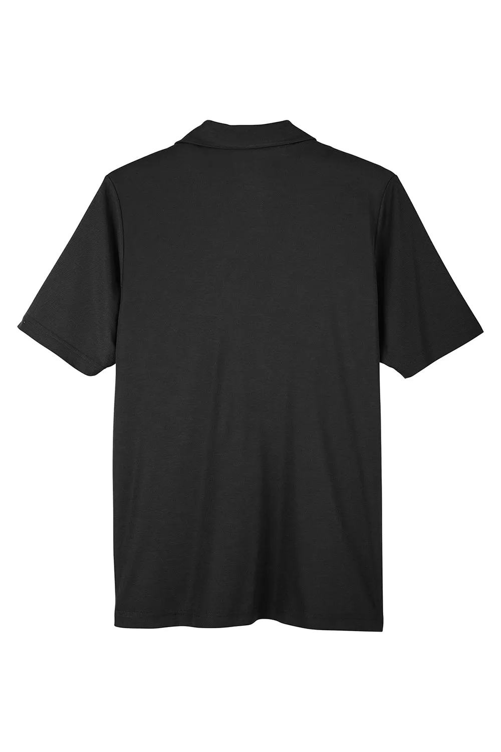 Core 365 Mens Fusion ChromaSoft Performance Moisture Wicking Short Sleeve Polo Shirt - Black