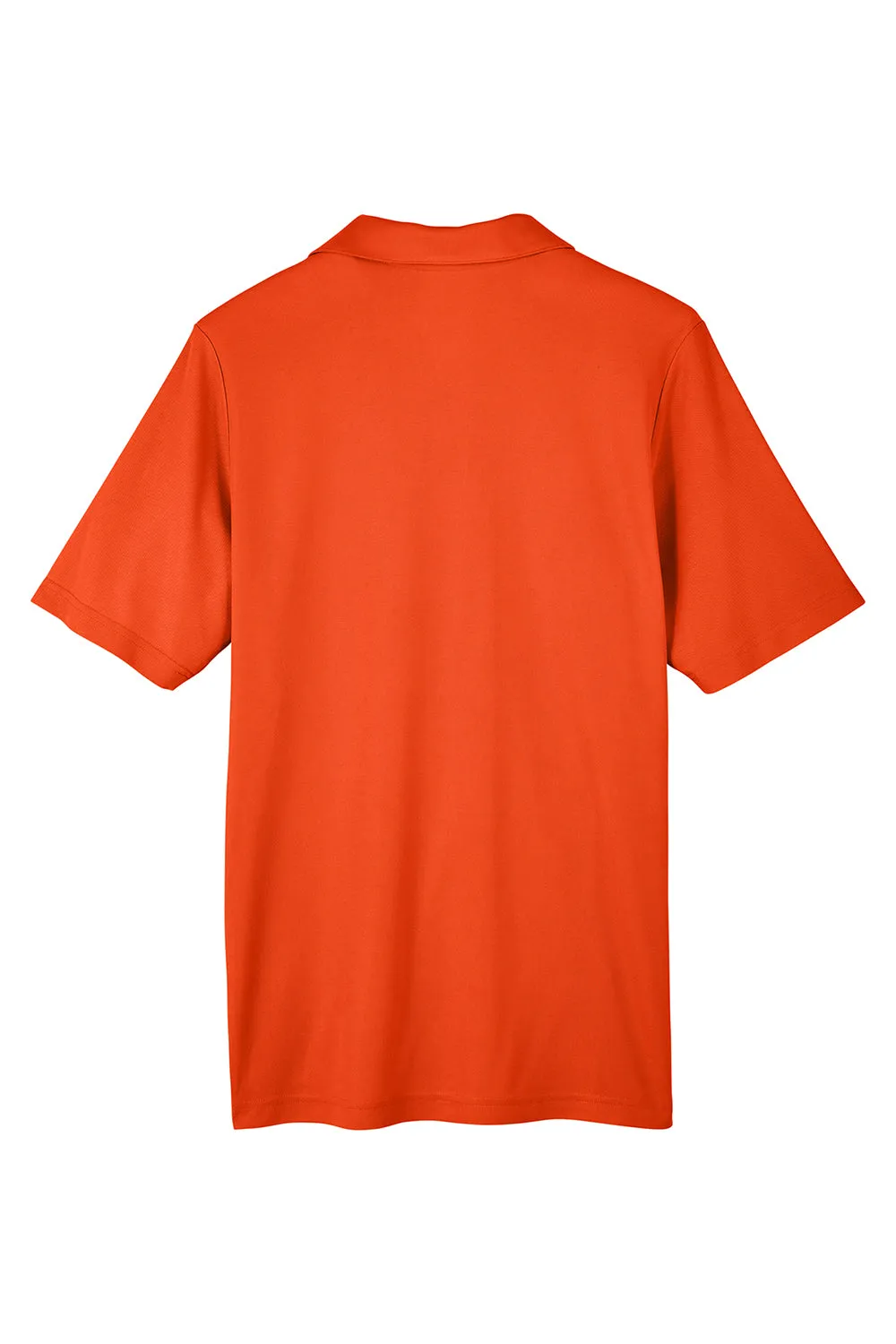Core 365 Mens Fusion ChromaSoft Performance Moisture Wicking Short Sleeve Polo Shirt - Campus Orange