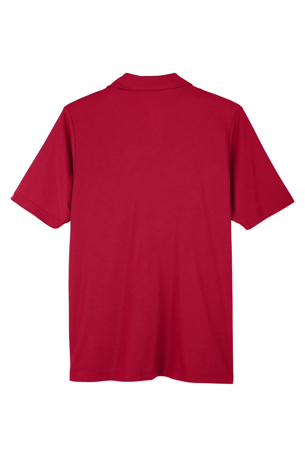 Core 365 Mens Fusion ChromaSoft Performance Moisture Wicking Short Sleeve Polo Shirt - Classic Red