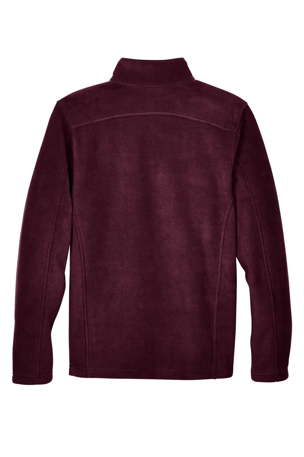 Core 365 Mens Journey Pill Resistant Fleece Full Zip Jacket - Burgundy