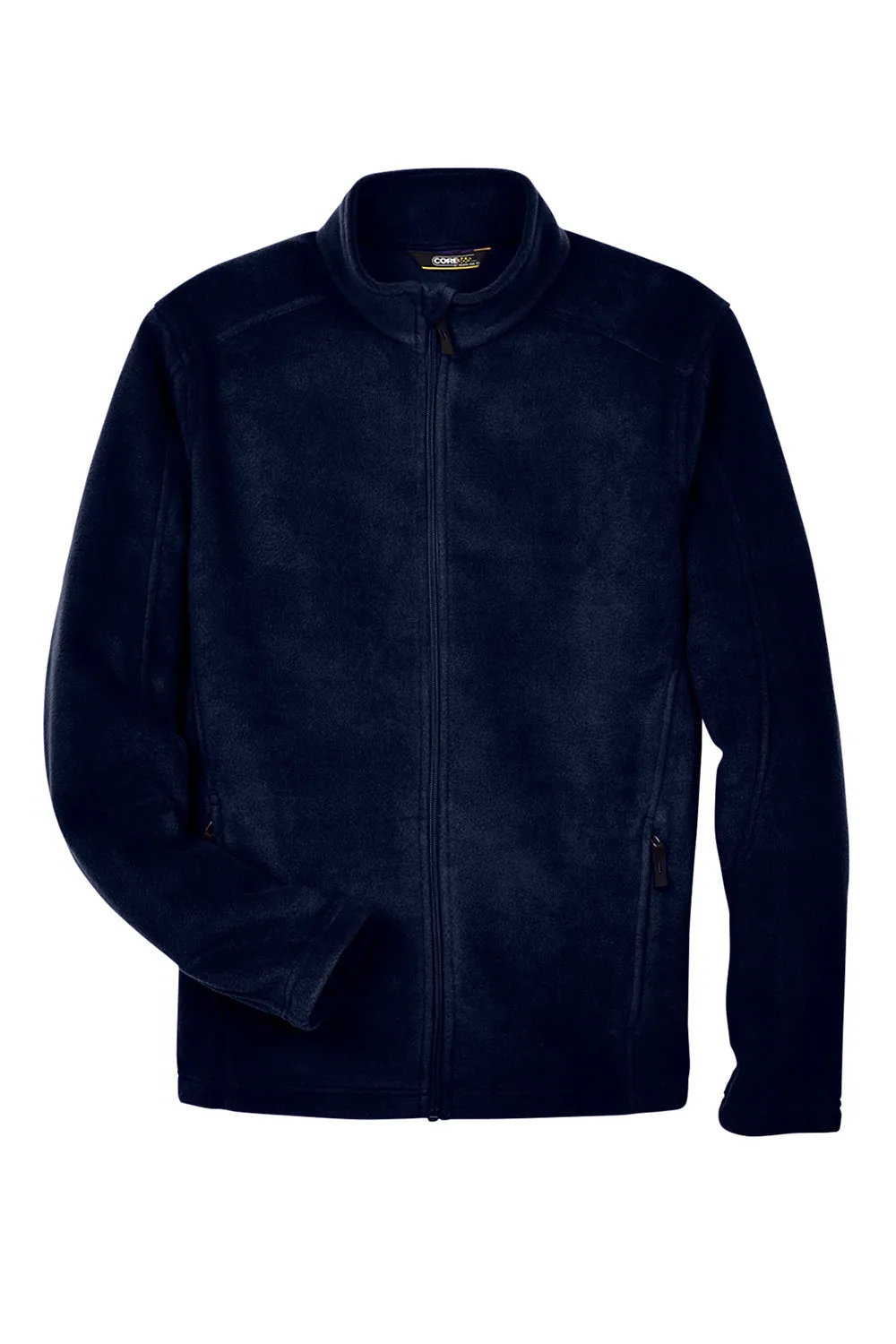 Core 365 Mens Journey Pill Resistant Fleece Full Zip Jacket - Classic Navy Blue