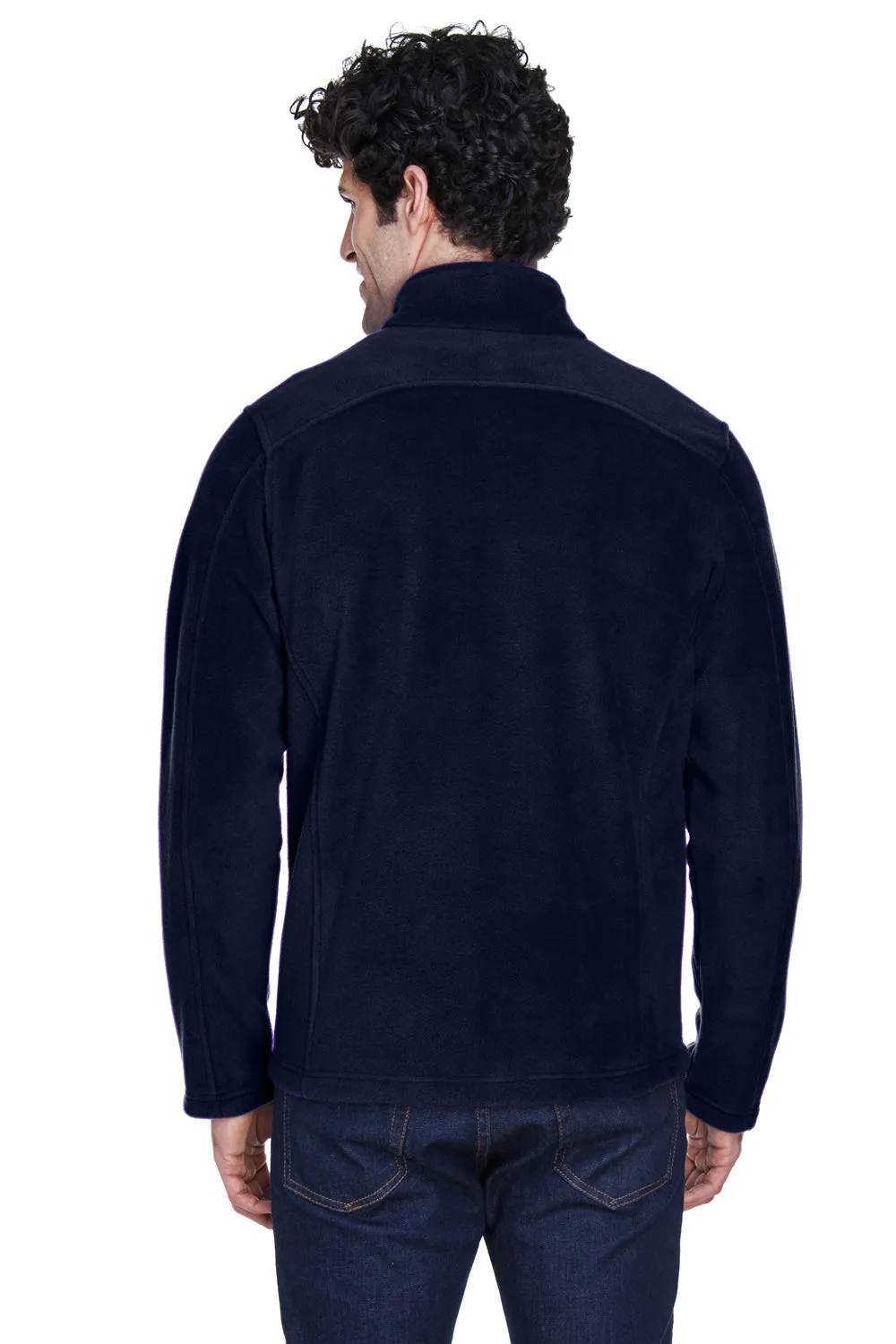 Core 365 Mens Journey Pill Resistant Fleece Full Zip Jacket - Classic Navy Blue