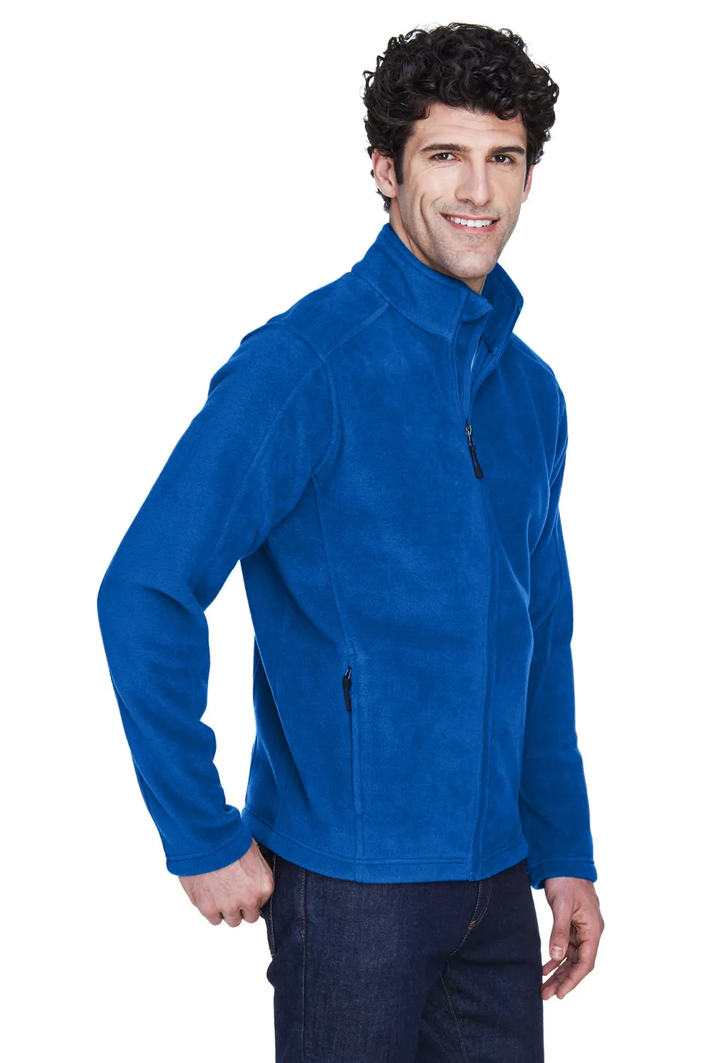 Core 365 Mens Journey Pill Resistant Fleece Full Zip Jacket - True Royal Blue