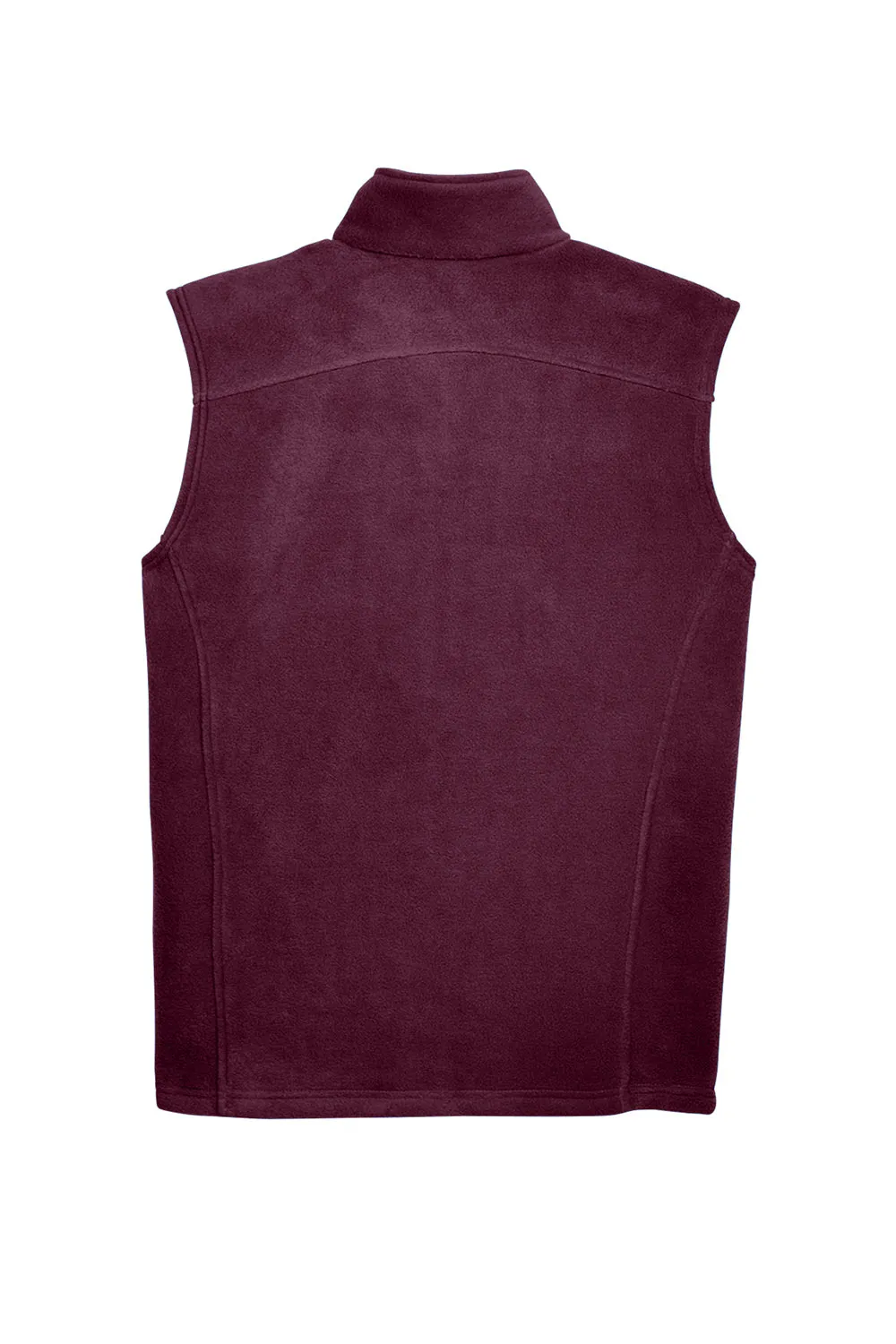 Core 365 Mens Journey Pill Resistant Fleece Full Zip Vest - Burgundy