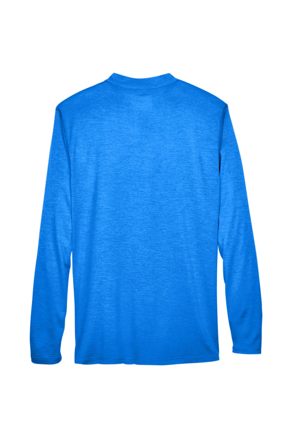 Core 365 Mens Kinetic Performance Moisture Wicking 1/4 Zip Sweatshirt - True Royal Blue/Carbon Grey