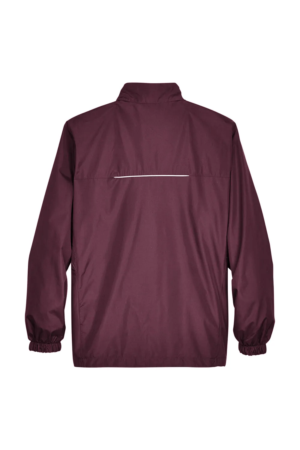 Core 365 Mens Motivate Water Resistant Full Zip Jacket - Burgundy