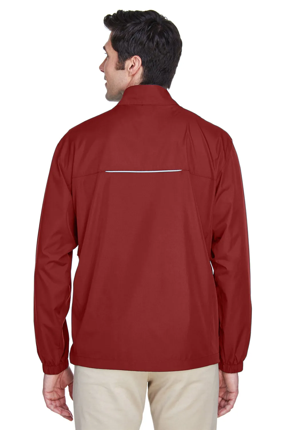 Core 365 Mens Motivate Water Resistant Full Zip Jacket - Classic Red