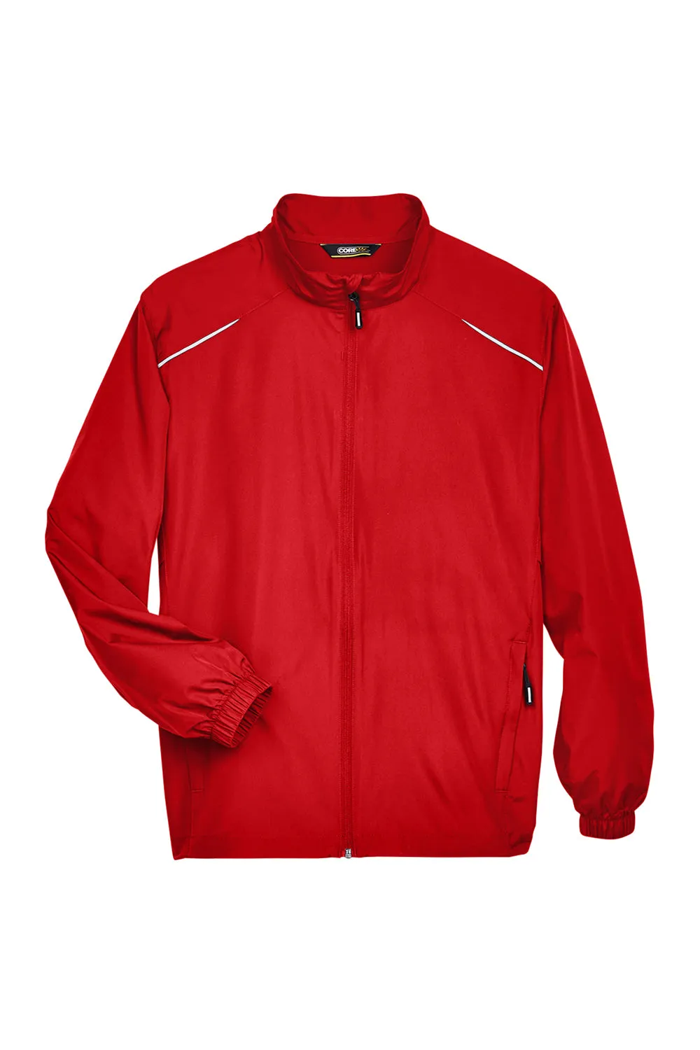 Core 365 Mens Motivate Water Resistant Full Zip Jacket - Classic Red