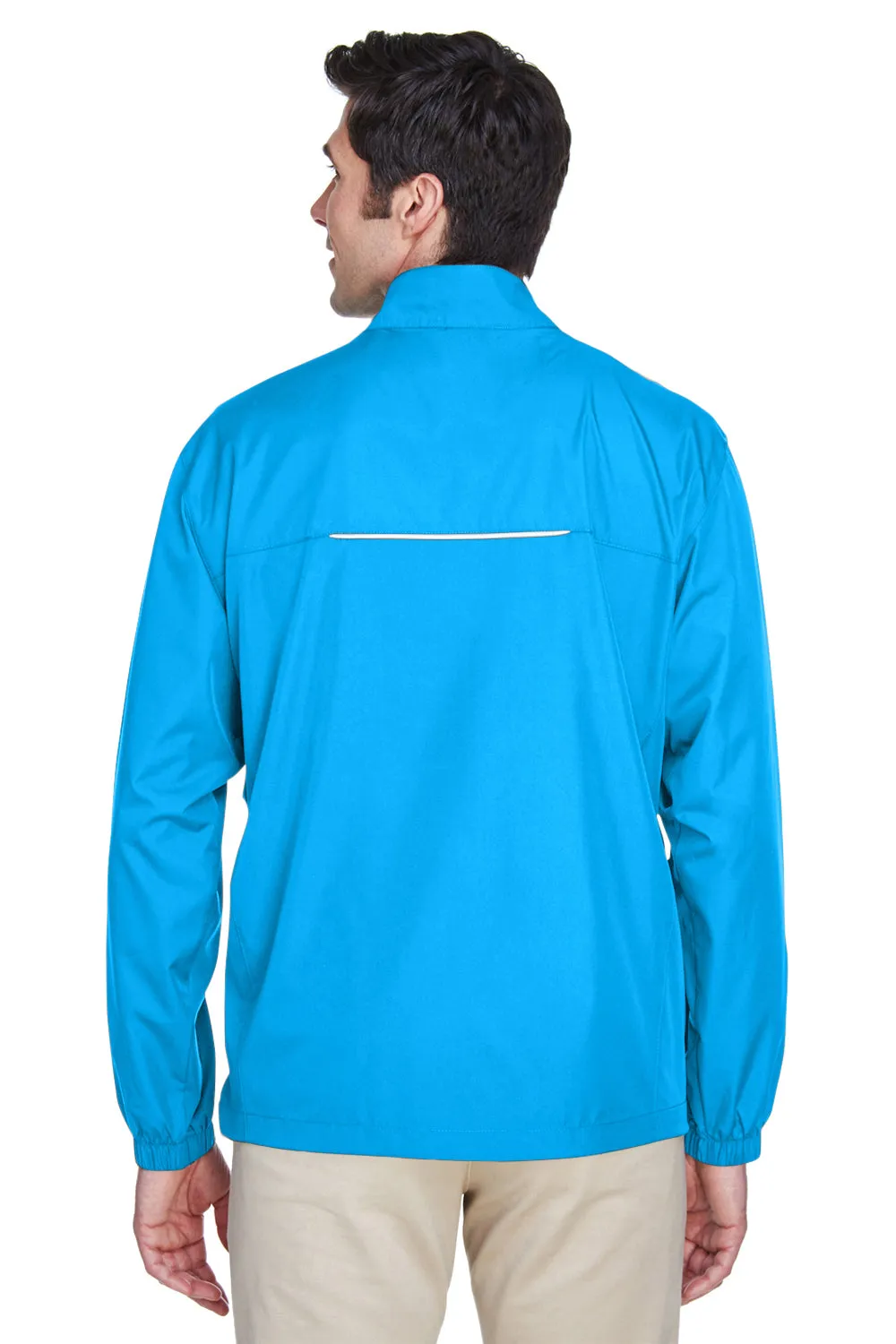 Core 365 Mens Motivate Water Resistant Full Zip Jacket - Electric Blue
