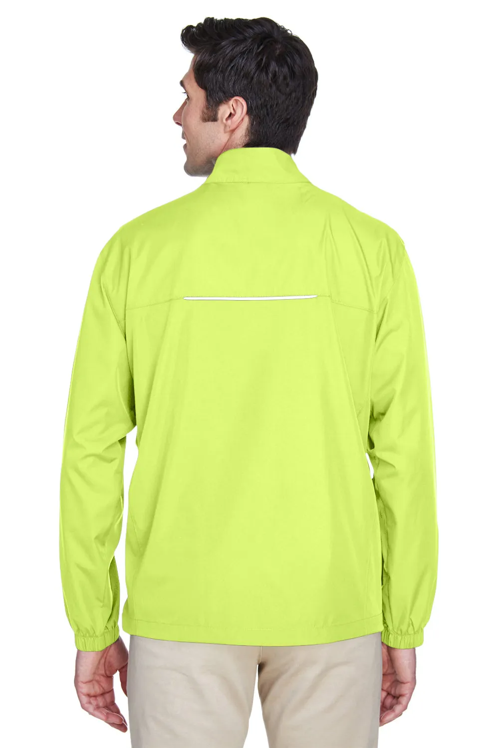 Core 365 Mens Motivate Water Resistant Full Zip Jacket - Safety Yellow