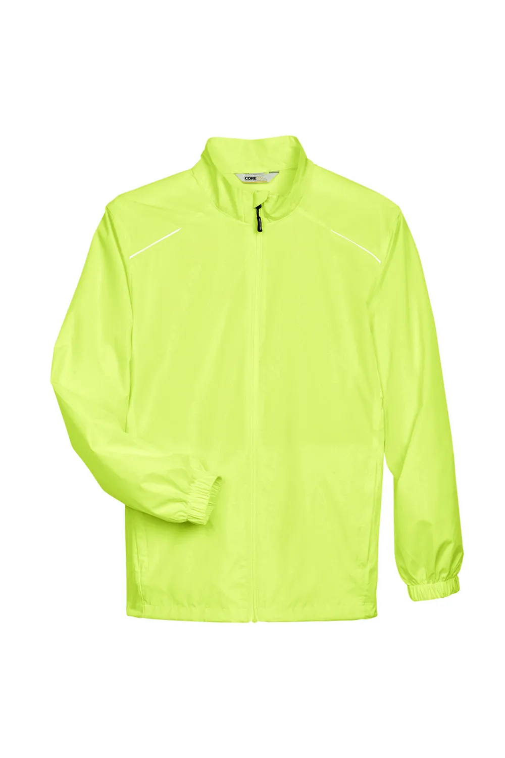Core 365 Mens Motivate Water Resistant Full Zip Jacket - Safety Yellow