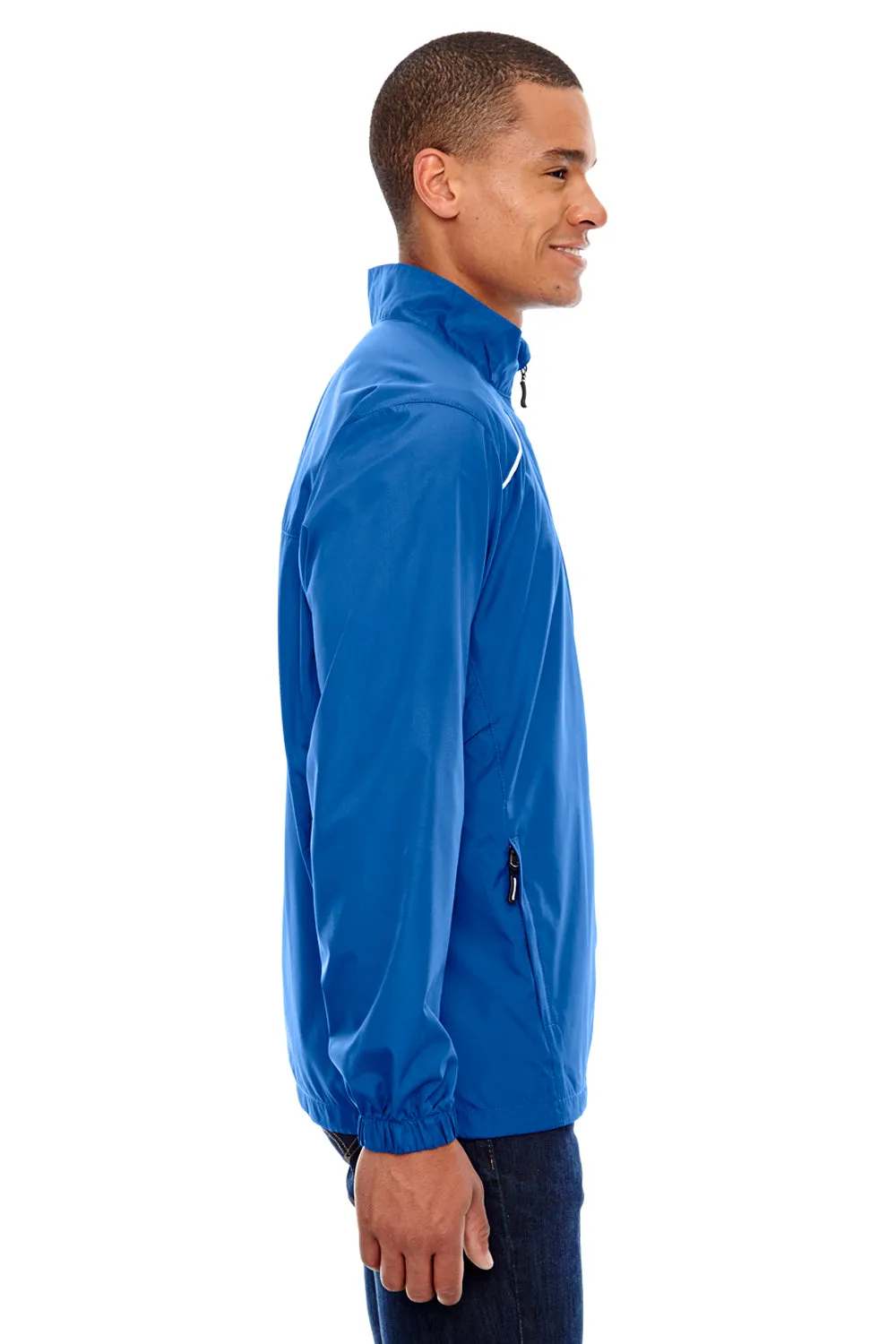 Core 365 Mens Motivate Water Resistant Full Zip Jacket - True Royal Blue