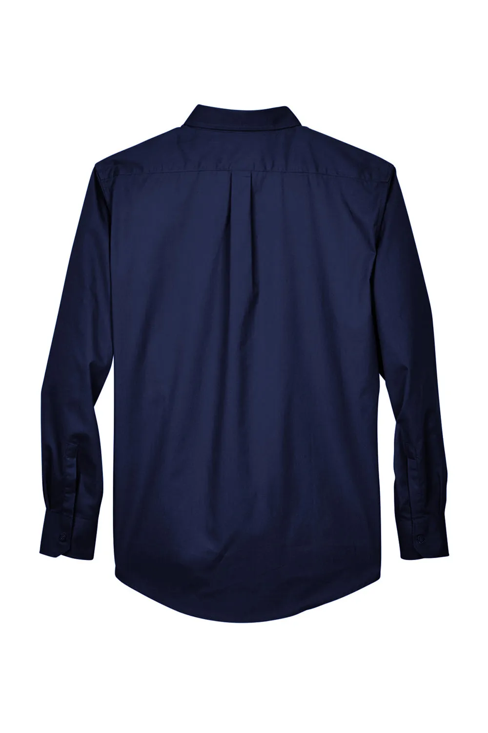 Core 365 Mens Operate UV Protection Long Sleeve Button Down Shirt w/ Pocket - Classic Navy Blue