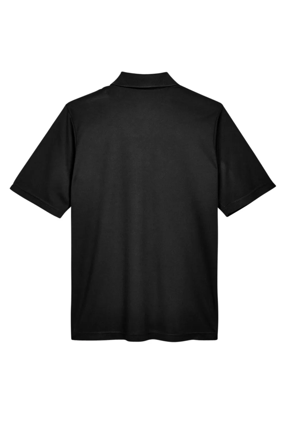 Core 365 Mens Origin Performance Moisture Wicking Short Sleeve Polo Shirt - Black
