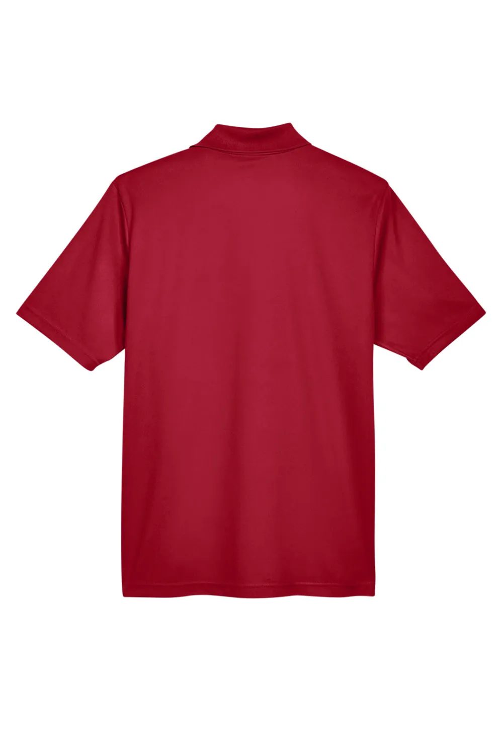 Core 365 Mens Origin Performance Moisture Wicking Short Sleeve Polo Shirt - Classic Red