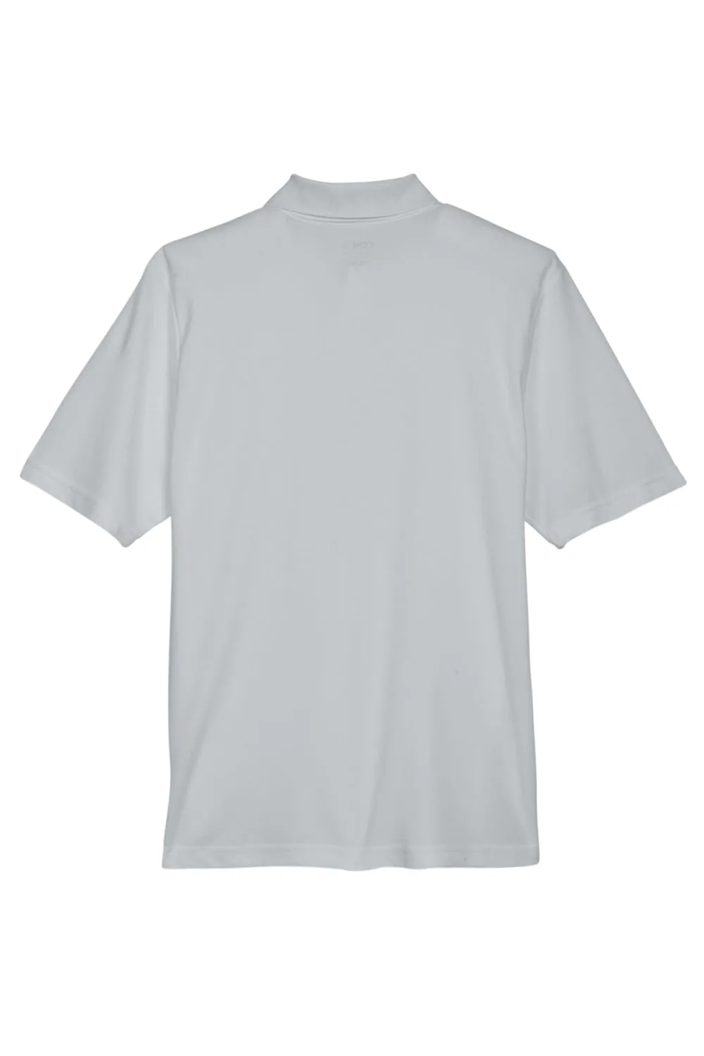 Core 365 Mens Origin Performance Moisture Wicking Short Sleeve Polo Shirt - Platinum Grey