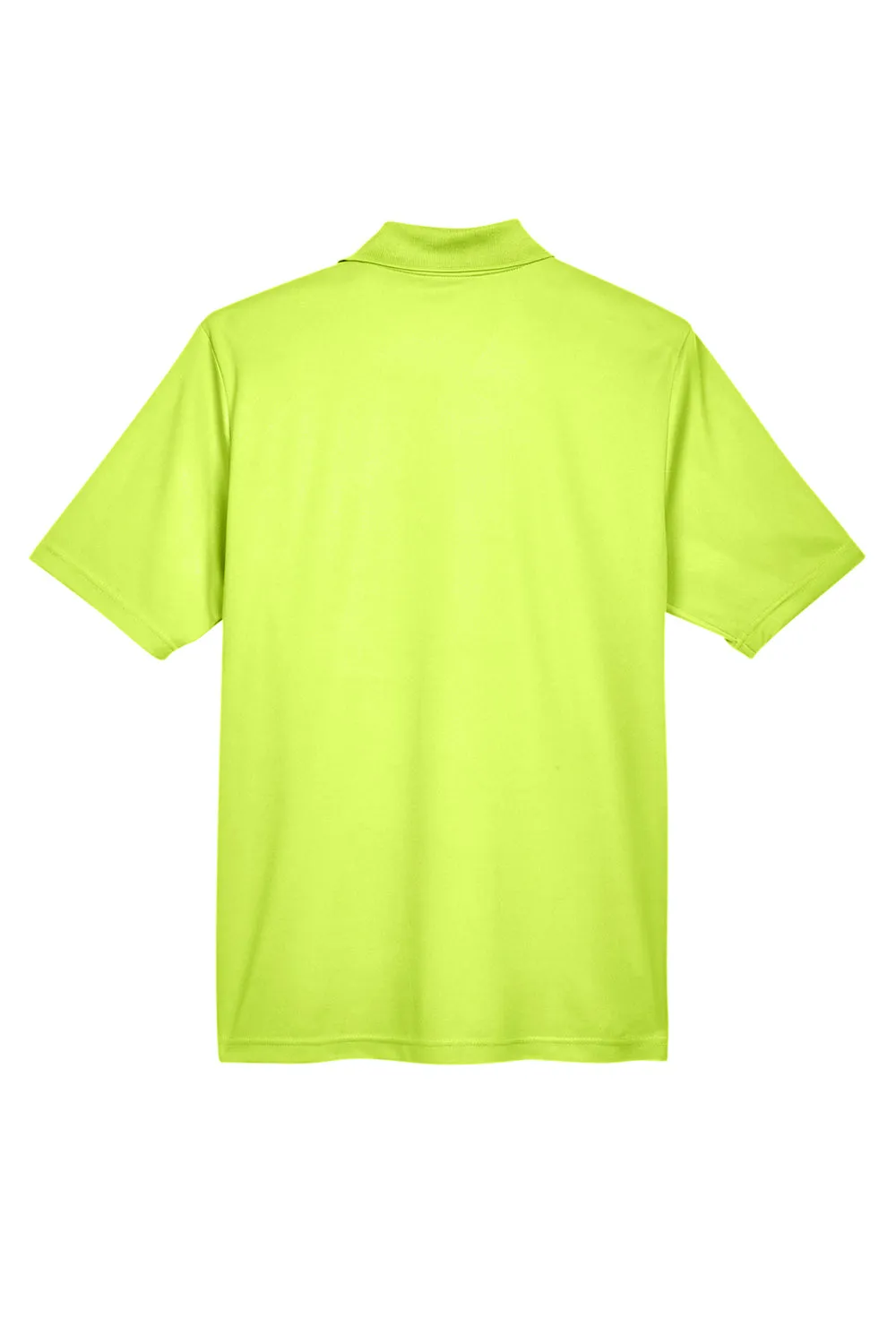 Core 365 Mens Origin Performance Moisture Wicking Short Sleeve Polo Shirt - Safety Yellow