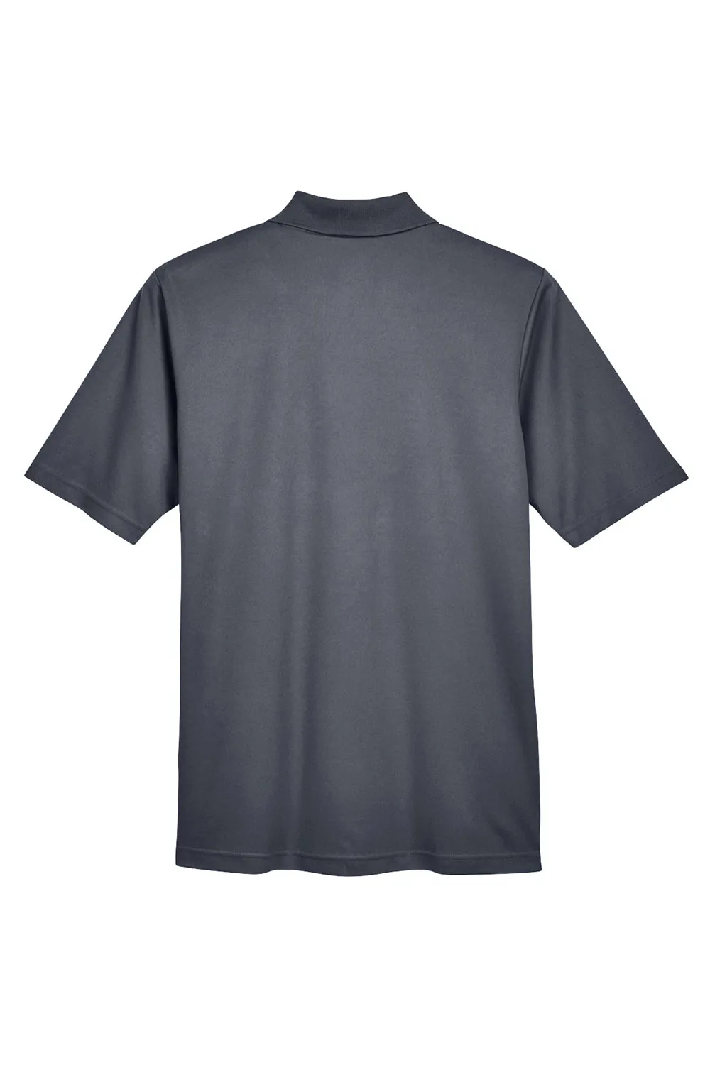 Core 365 Mens Origin Performance Moisture Wicking Short Sleeve Polo Shirt w/ Pocket - Carbon Grey
