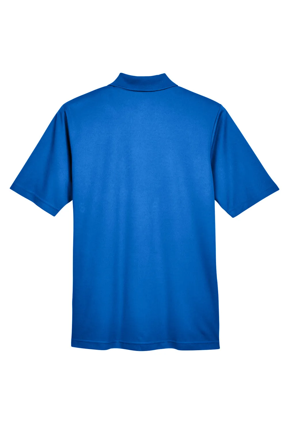 Core 365 Mens Origin Performance Moisture Wicking Short Sleeve Polo Shirt w/ Pocket - True Royal Blue