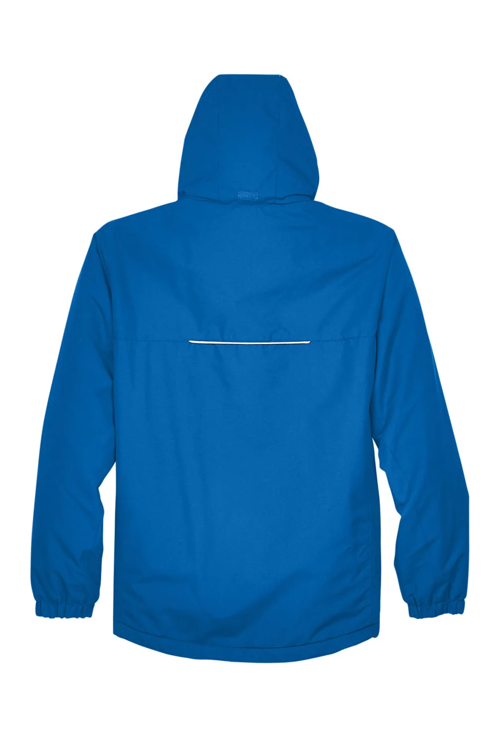 Core 365 Mens Profile Water Resistant Full Zip Hooded Jacket - True Royal Blue
