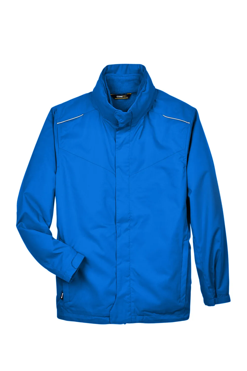 Core 365 Mens Region 3-in-1 Water Resistant Full Zip Hooded Jacket - True Royal Blue