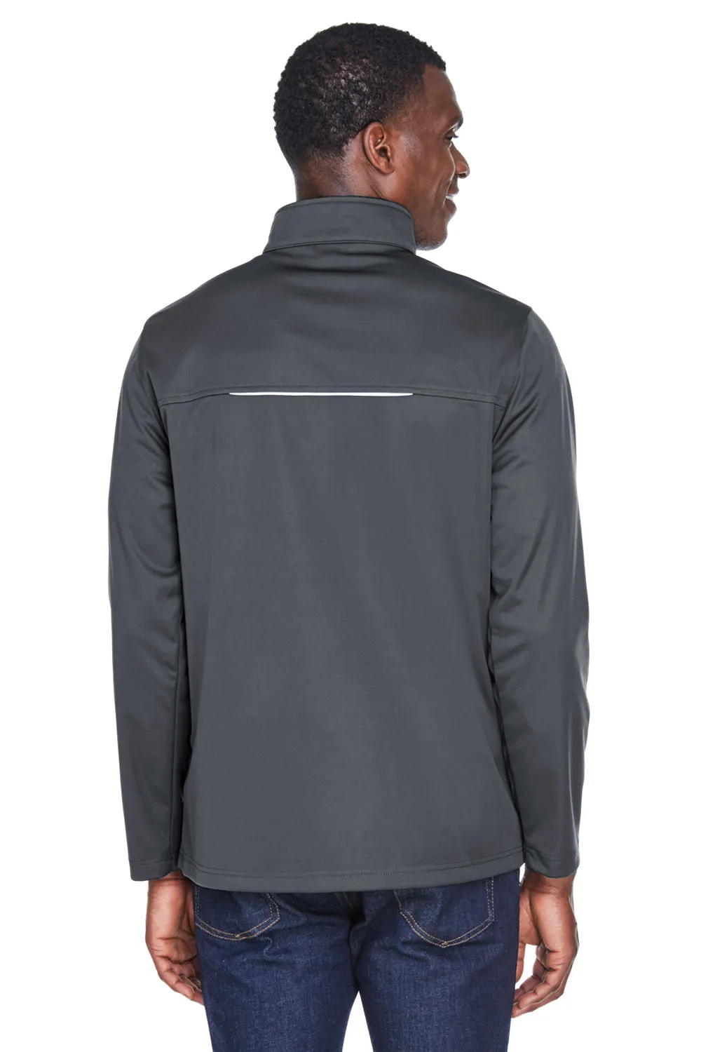 Core 365 Mens Techno Lite Water Resistant Full Zip Jacket - Carbon Grey