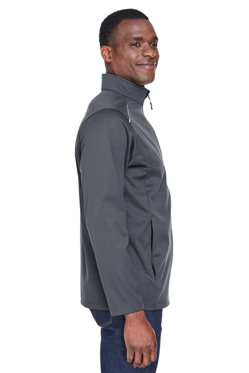 Core 365 Mens Techno Lite Water Resistant Full Zip Jacket - Carbon Grey