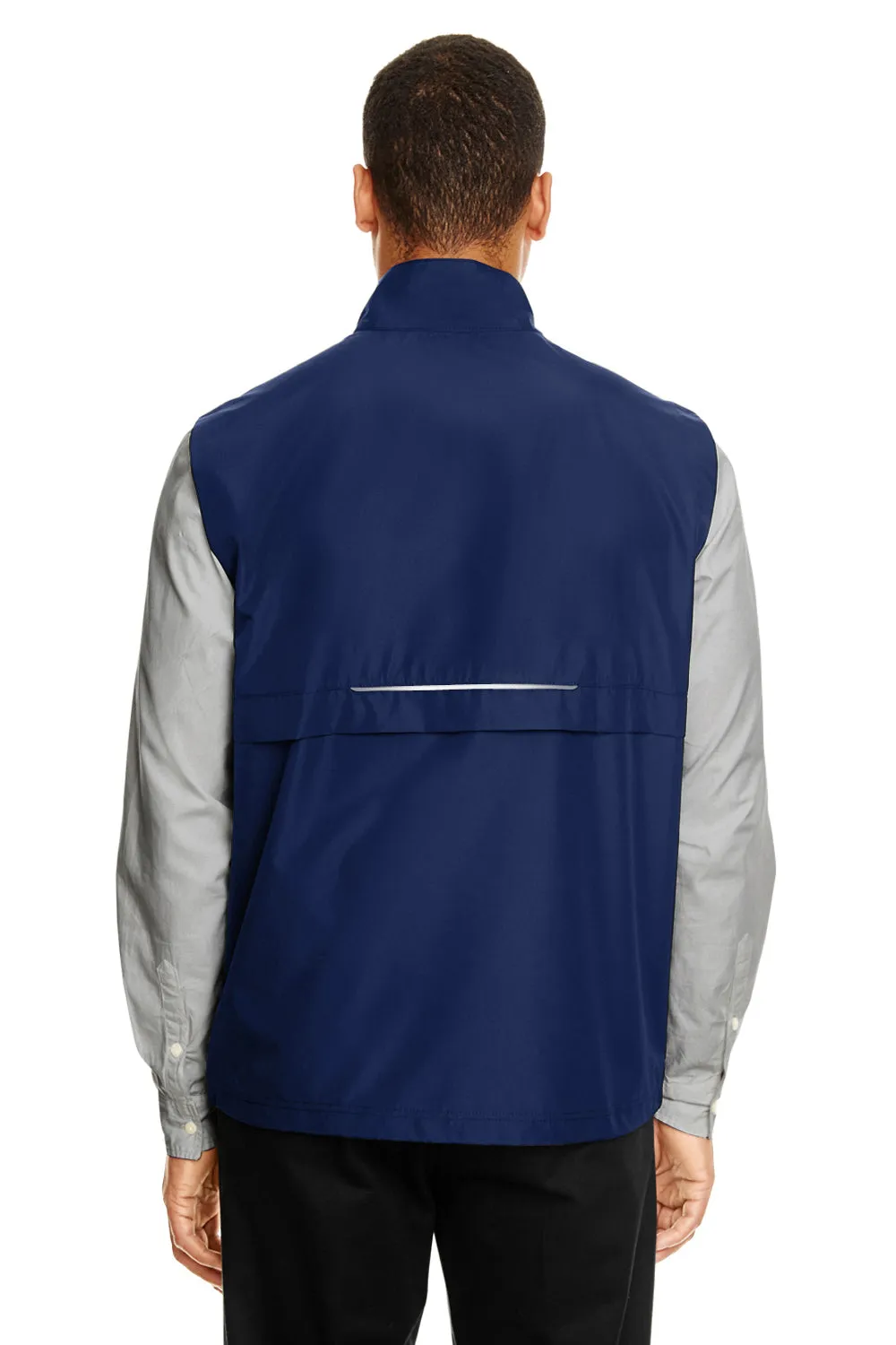 Core 365 Mens Techno Lite Water Resistant Full Zip Vest - Classic Navy Blue