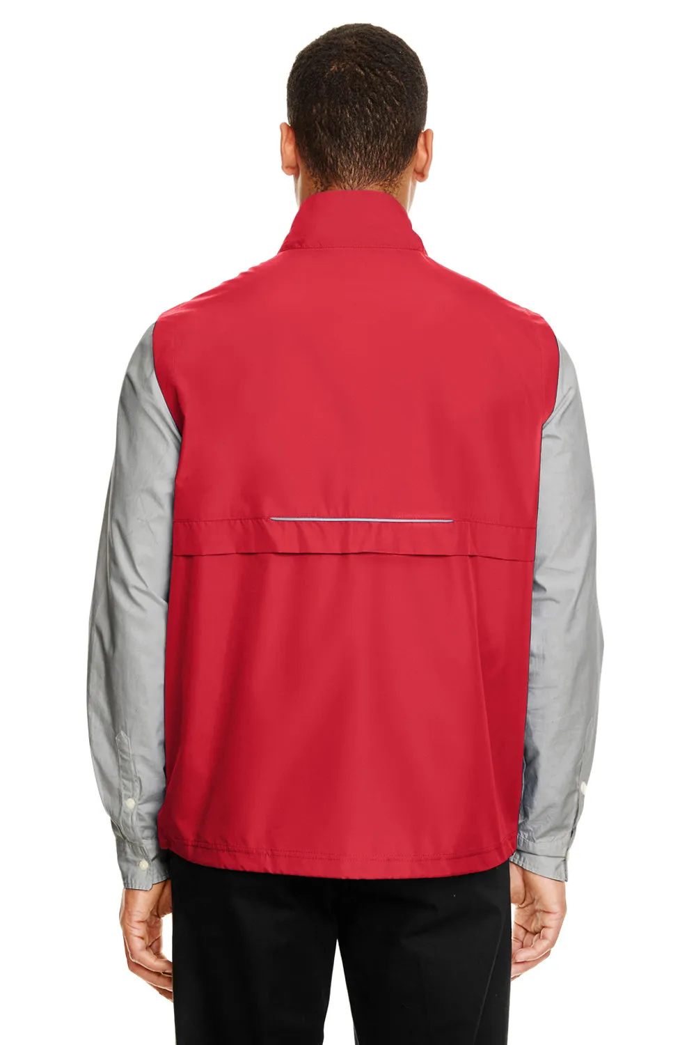 Core 365 Mens Techno Lite Water Resistant Full Zip Vest - Classic Red