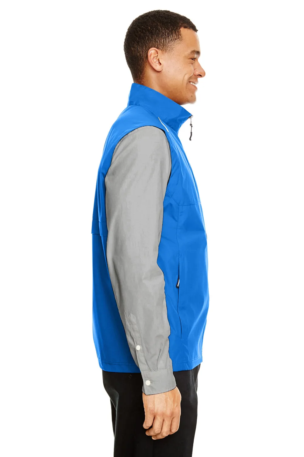 Core 365 Mens Techno Lite Water Resistant Full Zip Vest - True Royal Blue