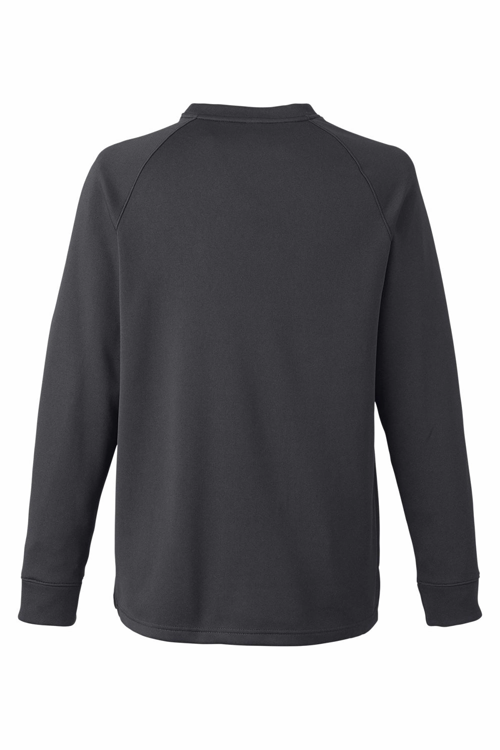 Core 365 Mens Fusion ChromaSoft Anti Static Fleece Crewneck Sweatshirt w/ Pocket - Carbon Grey - Closeout