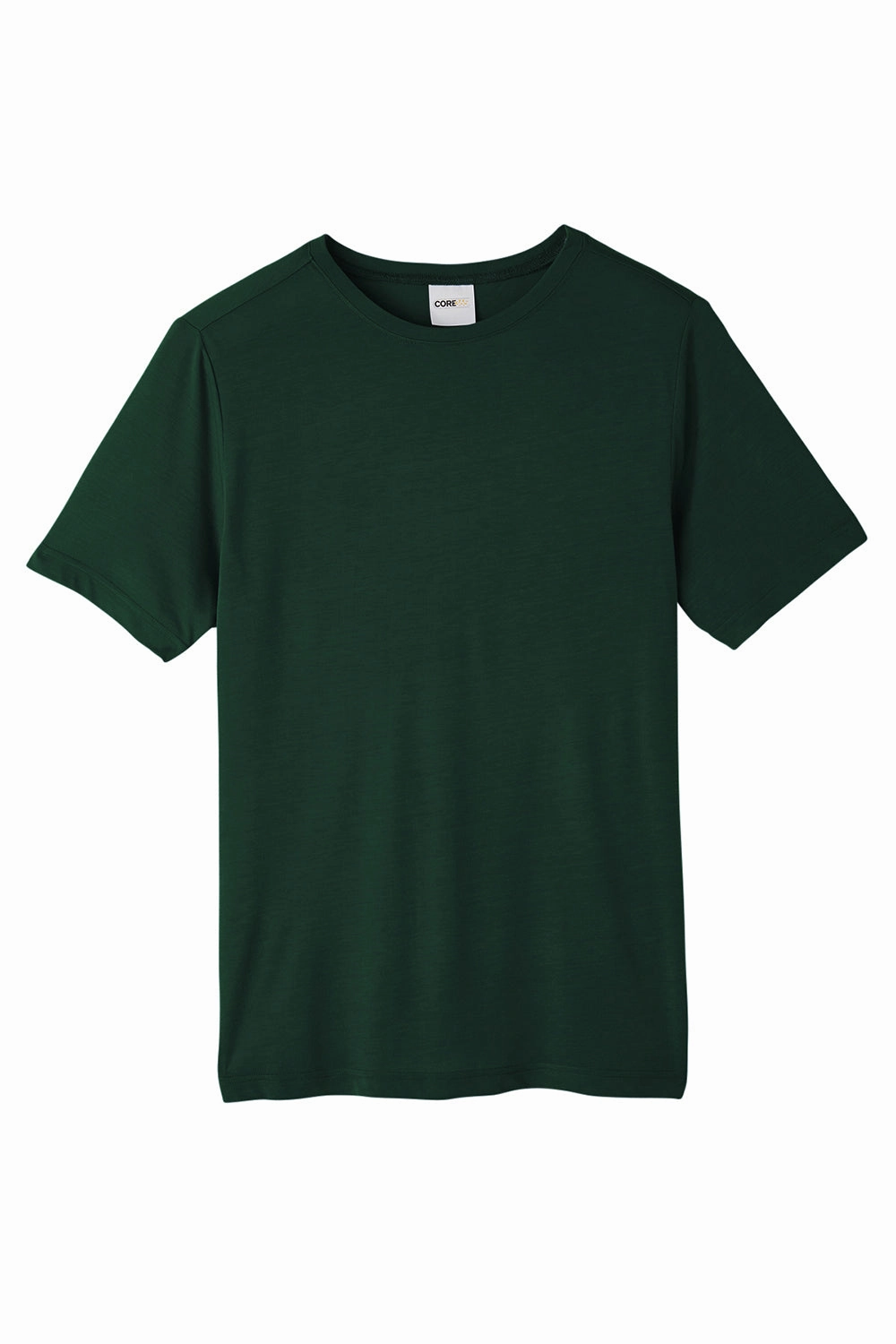 Core 365 Mens Fusion ChromaSoft Performance Moisture Wicking Short Sleeve Crewneck T-Shirt - Forest Green