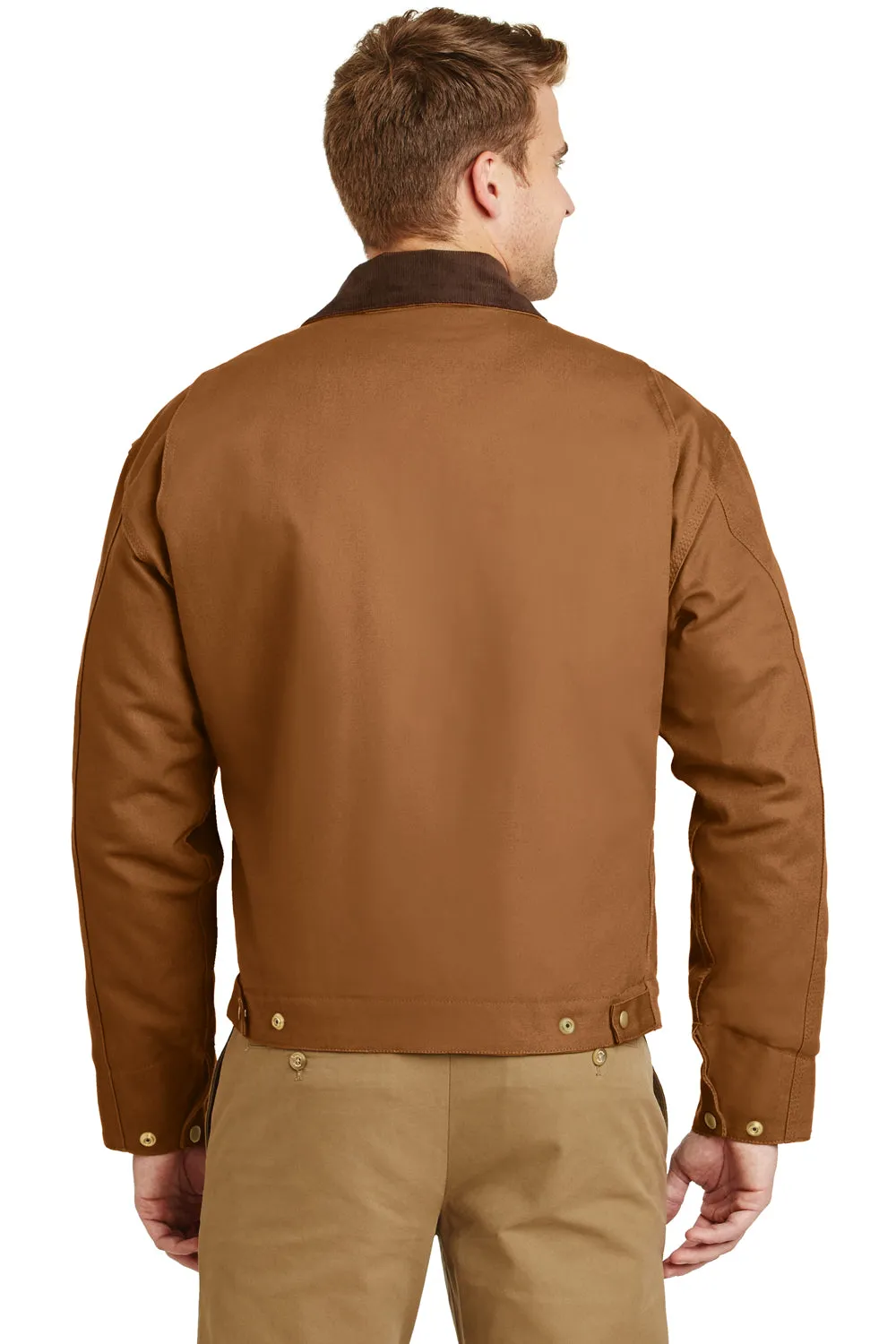 CornerStone Mens Duck Cloth Full Zip Jacket - Duck Brown