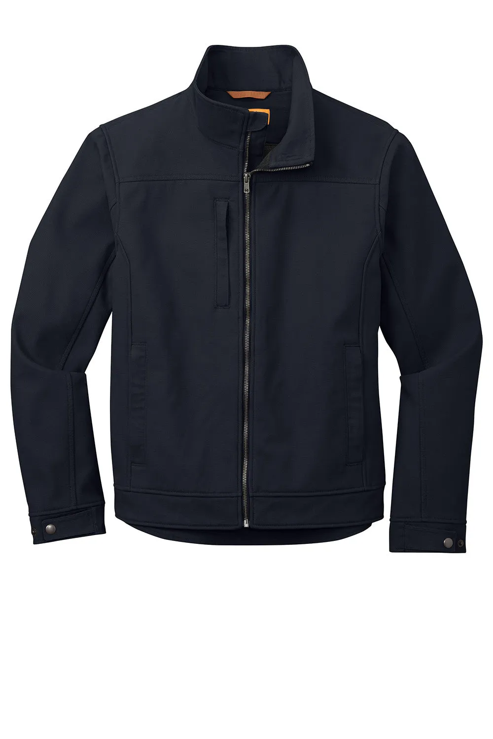CornerStone Mens Duck Cloth Water Resistant Full Zip Jacket - Navy Blue
