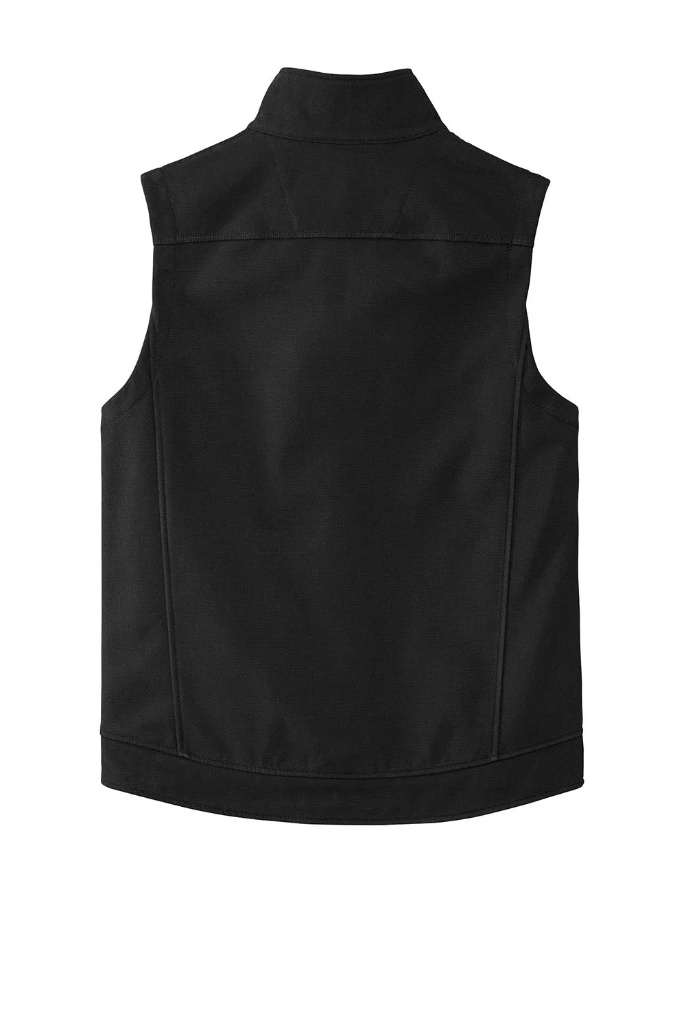 CornerStone Mens Duck Cloth Water Resistant Full Zip Vest - Black