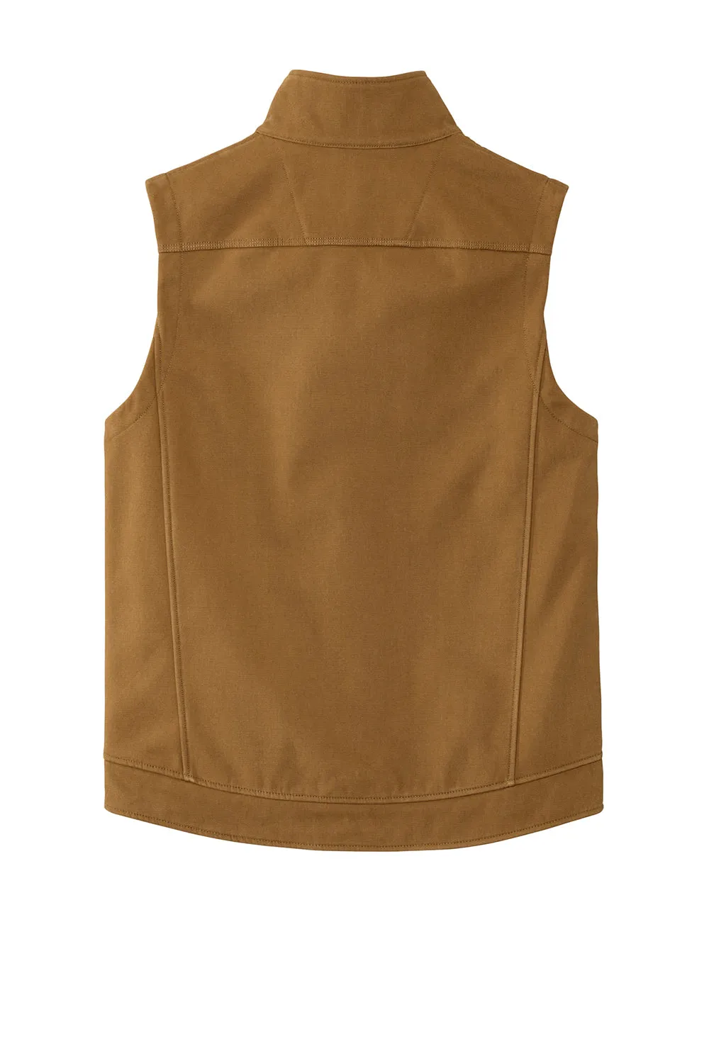 CornerStone Mens Duck Cloth Water Resistant Full Zip Vest - Duck Brown