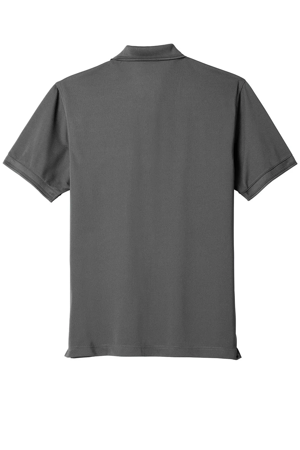 CornerStone Mens Industrial Moisture Wicking Short Sleeve Polo Shirt w/ Pocket - Charcoal Grey