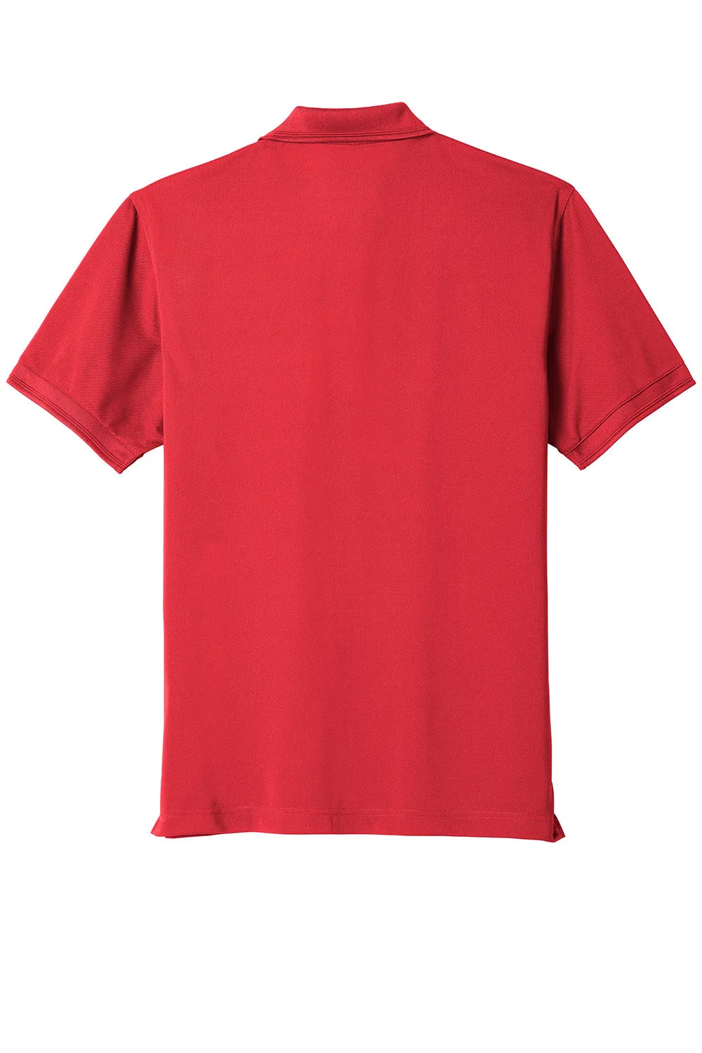 CornerStone Mens Industrial Moisture Wicking Short Sleeve Polo Shirt w/ Pocket - Red - Closeout