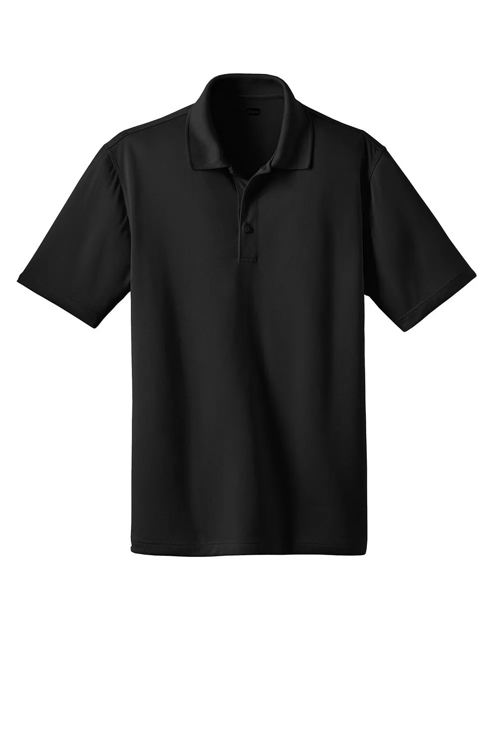CornerStone Mens Select Moisture Wicking Short Sleeve Polo Shirt - Black